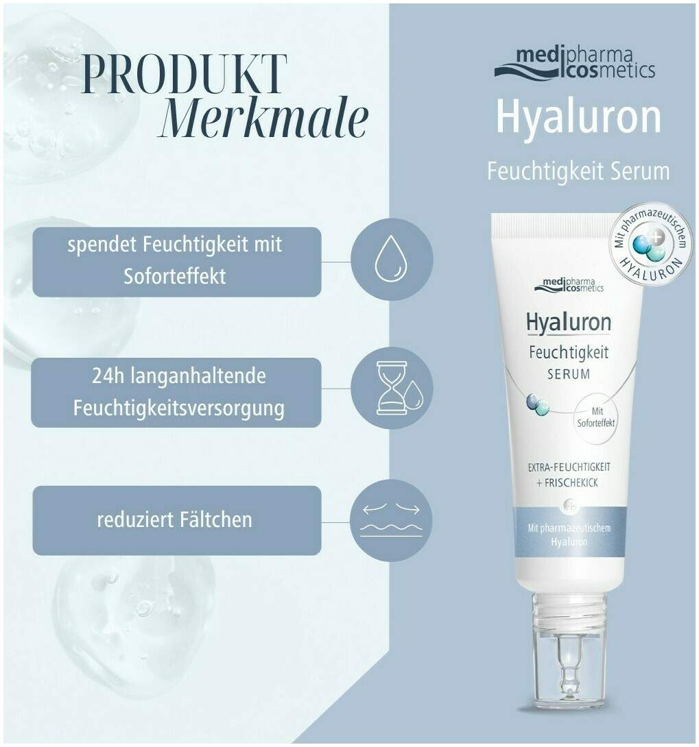 medipharma cosmetics Hyaluron Feuchtigkeit Serum 30 ml