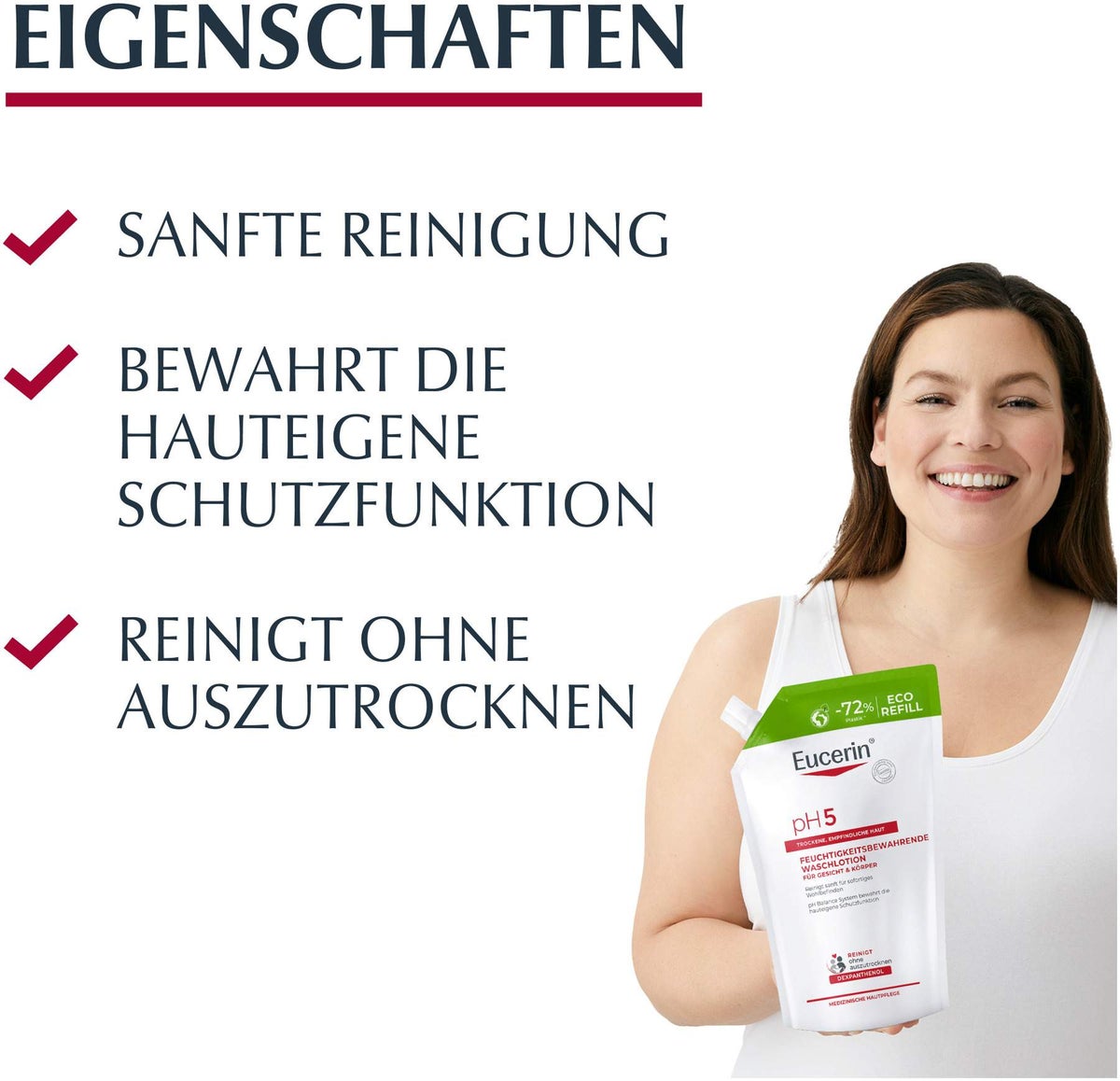 Eucerin pH5 Waschlotion 750 ml Nachfüllbeutel