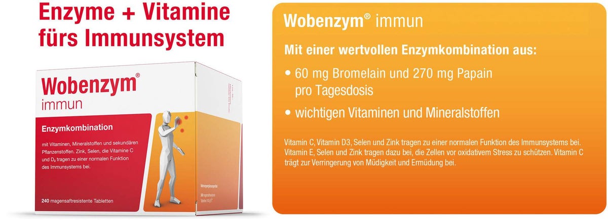Wobenzym immun 240 Tabletten