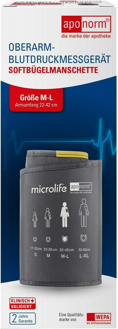 Aponorm Oberarmsoftmanschette M - L 22 - 42 cm 1 Stk