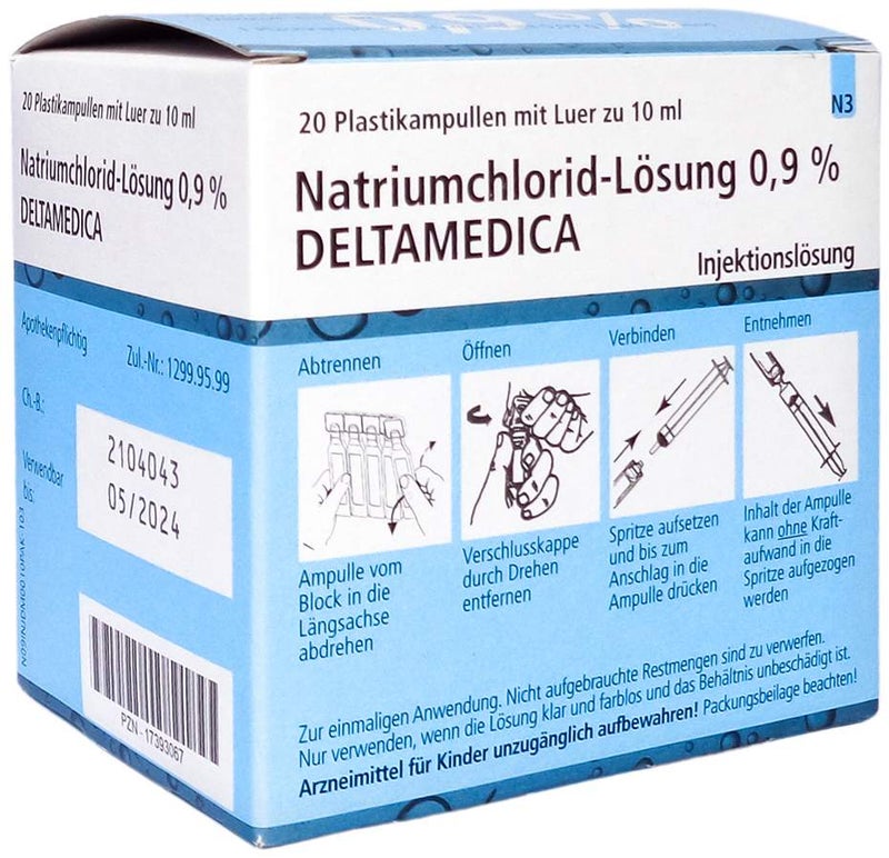 Natriumchlorid Lösung 0,9 % 20 X 10 ml Injektionslösung