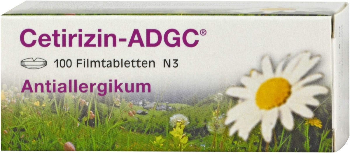 Cetirizin ADGC Antiallergikum 100 Filmtabletten