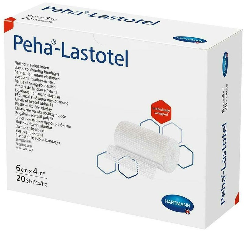 Peha Lastotel Fixierbinde 6 cm X 4 M 1 Binden