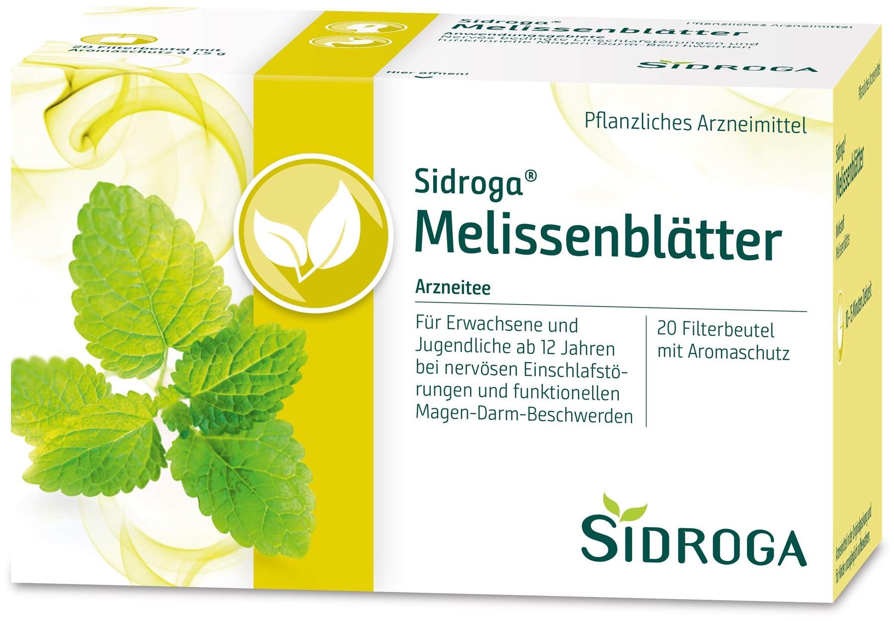 Sidroga Melissenblätter 20 Filterbeutel