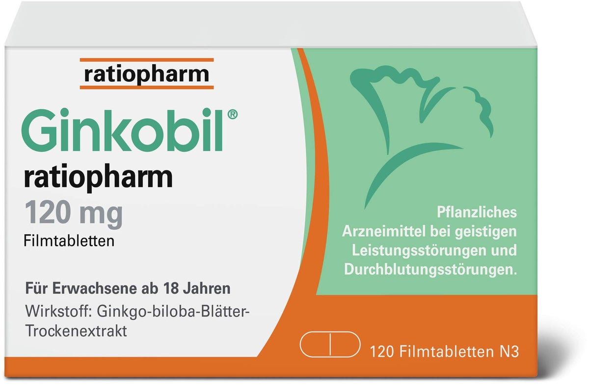 Ginkobil ratiopharm 120 mg 120 Filmtabletten