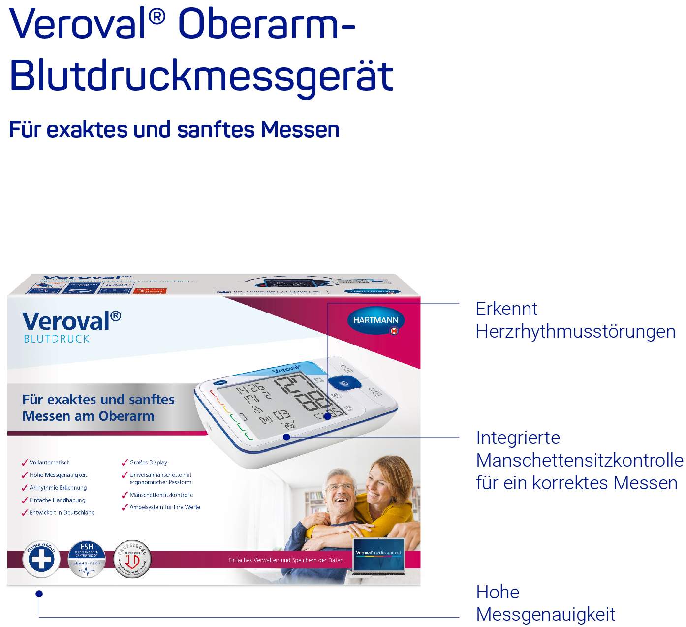 Veroval Oberarm-Blutdruckmessgerät