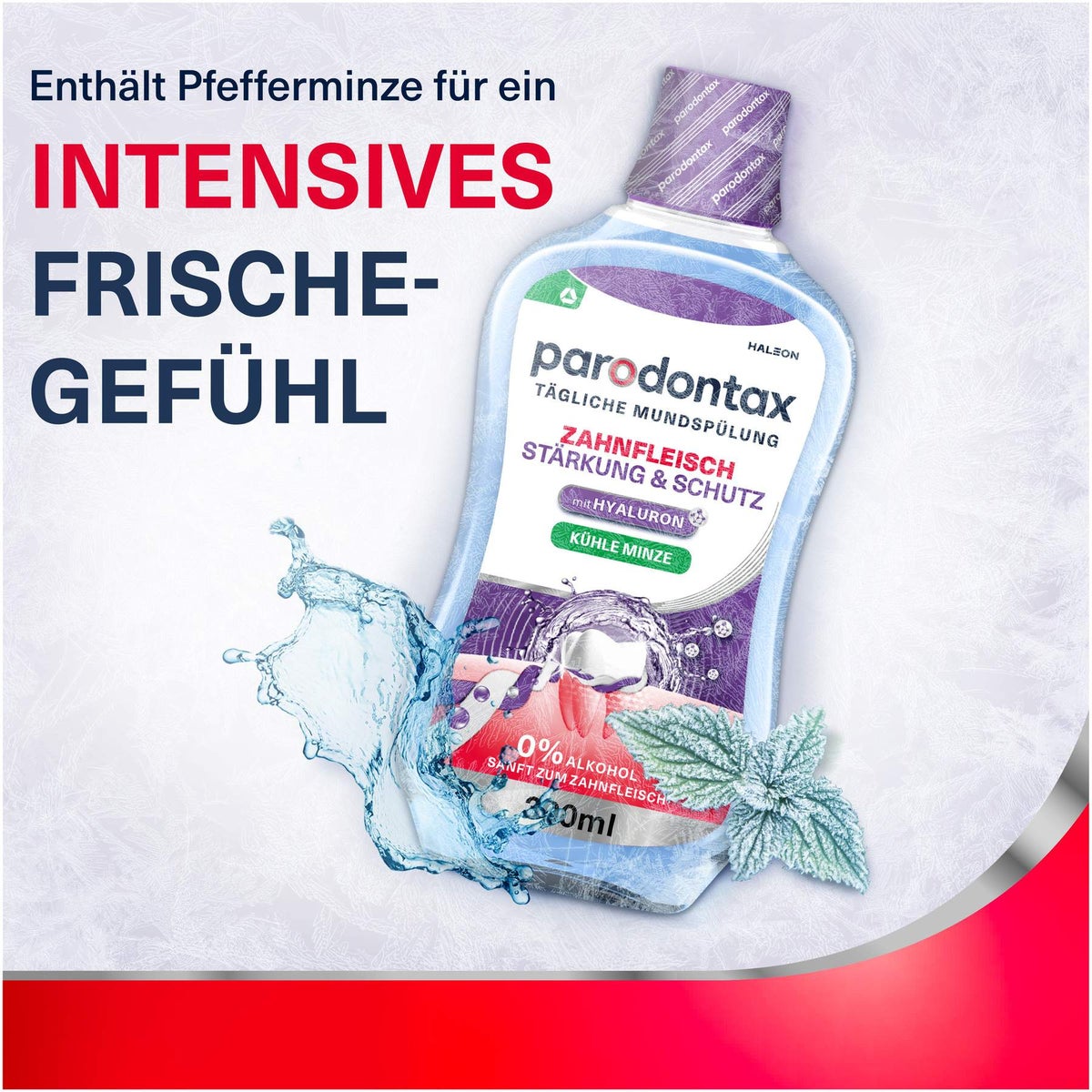 Parodontax Zahnfleisch Stärkung & Schutz, tägliche Mundspülung 300 ml