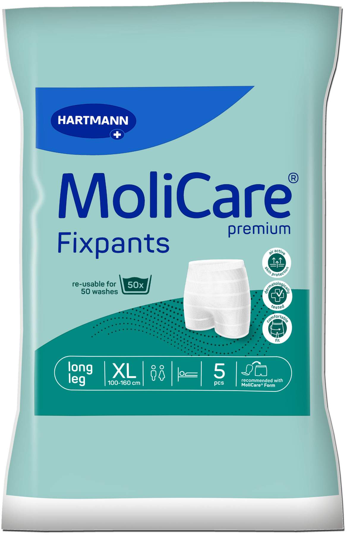 Molicare Premium Fixpants Long Leg Gr.Xl 5 Stück