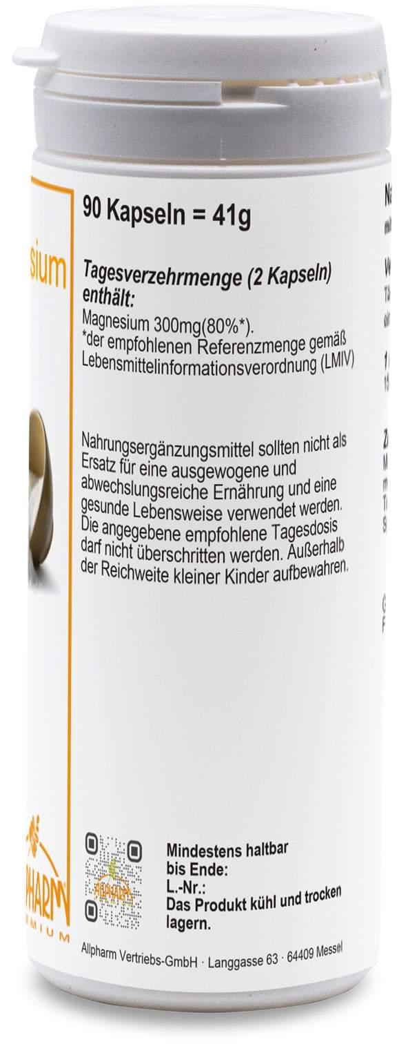 Magnesium Kapseln 90 Stück