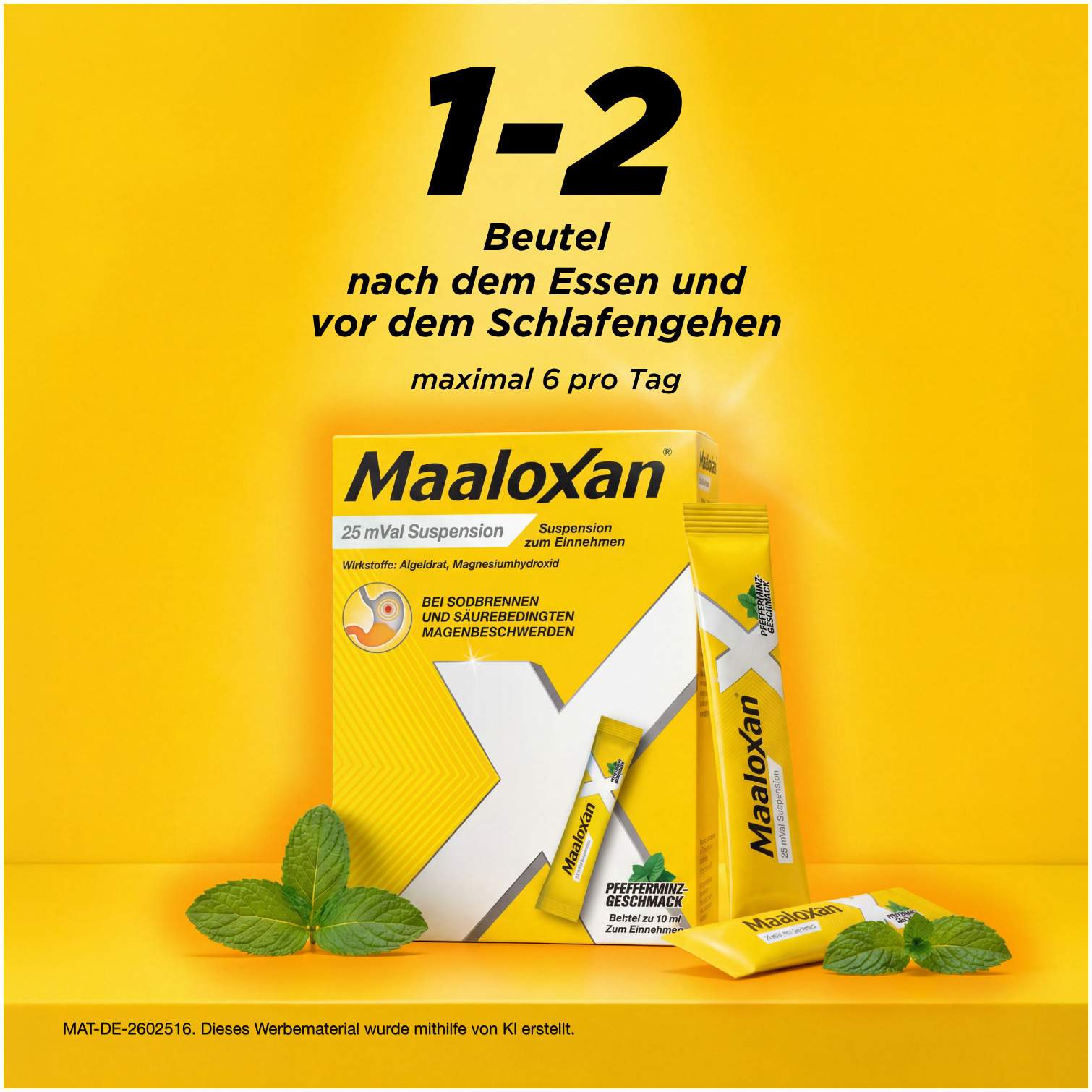 Maaloxan 25 mVal Suspension 10 X 10 ml Suspension