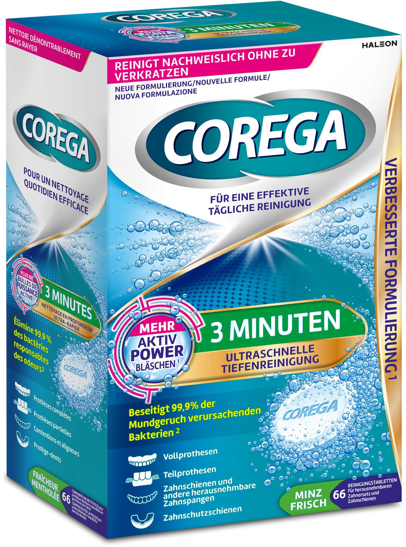 Corega Tabs 3 Minuten 66 Tabletten