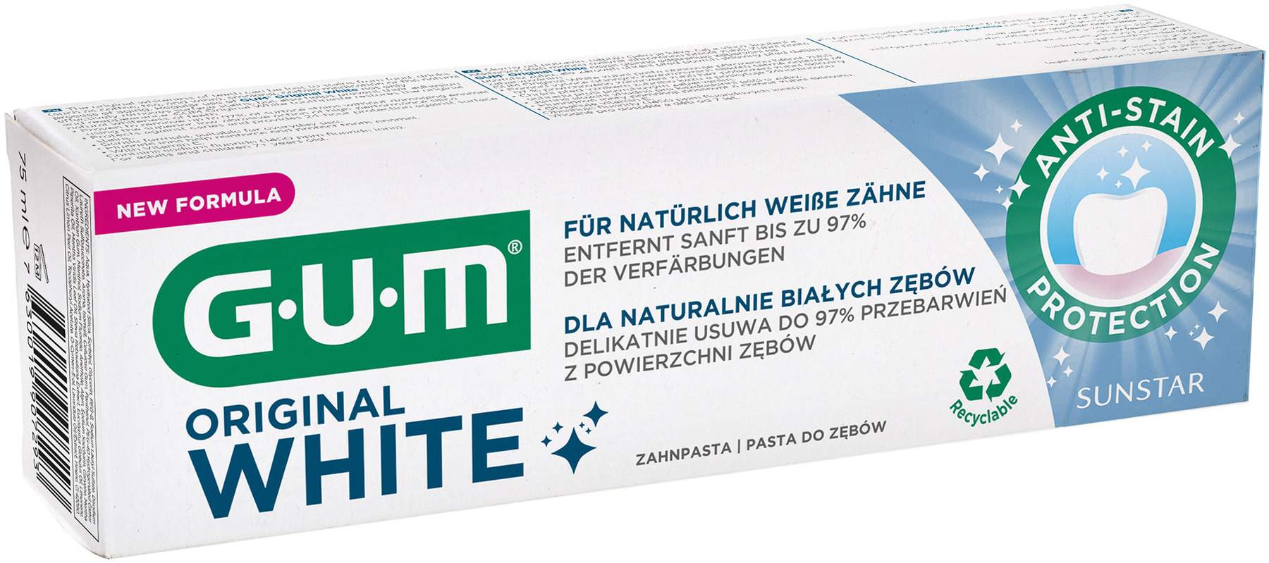 Gum Original White Zahnpasta 75 ml