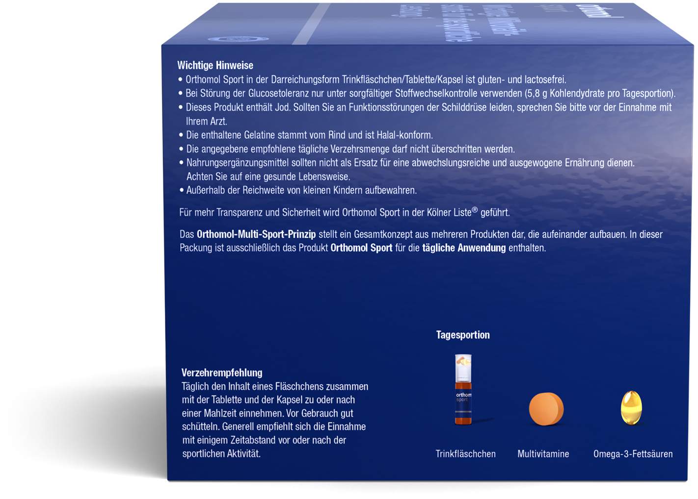 Orthomol Sport 30 Trinkampullen