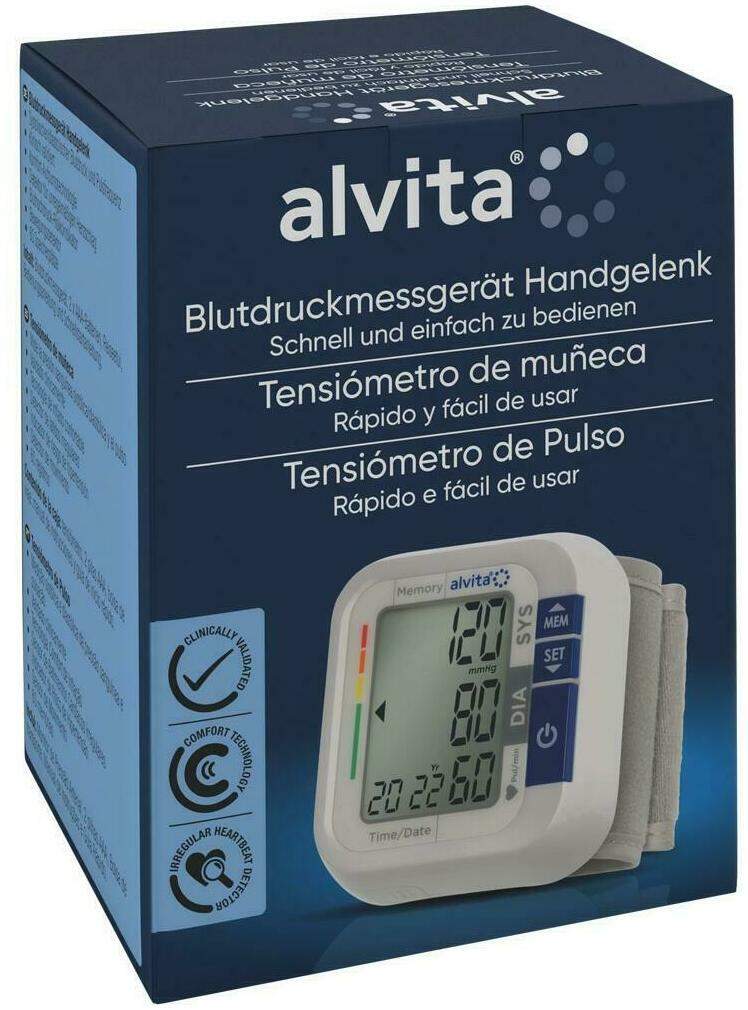 Alvita Blutdruckmessgerät Handgelenk