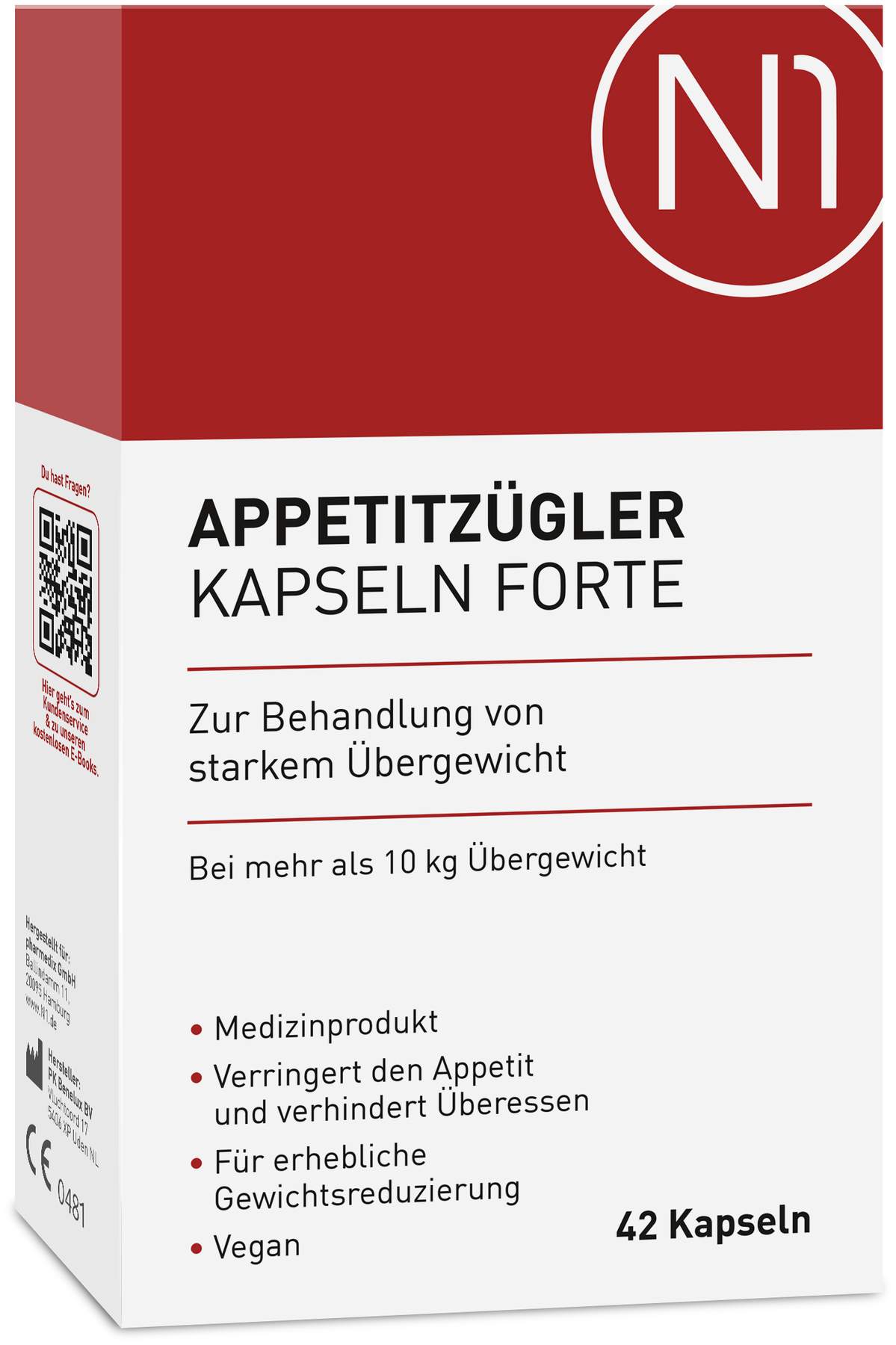 N1 Appetitzügler Kapseln Forte 42 Kapseln