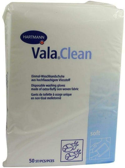 Valaclean Soft Einmal Waschhandschuhe 50 Stück