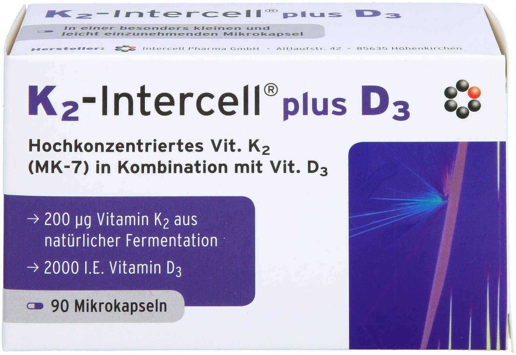 K2-Intercell Plus D3 Kapseln 90 Stück