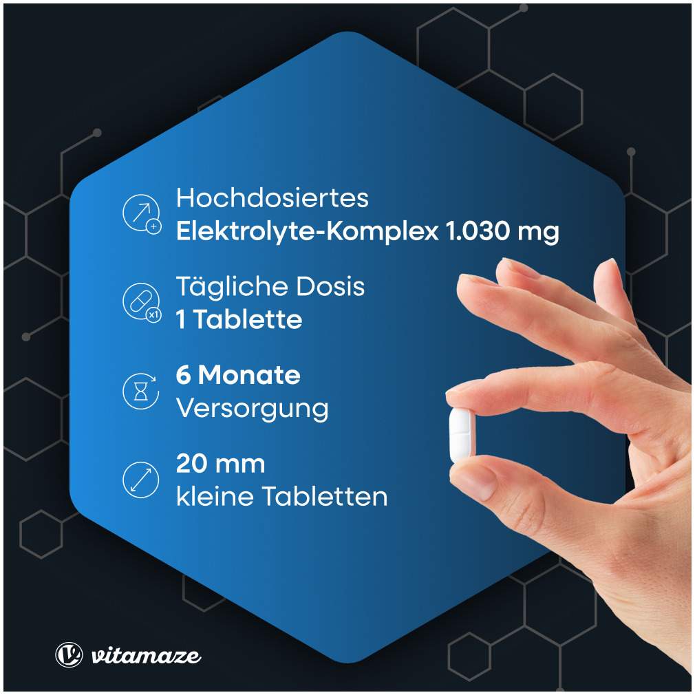 Elektrolyte Komplex Tabletten Mit Magnesium 180 Stück
