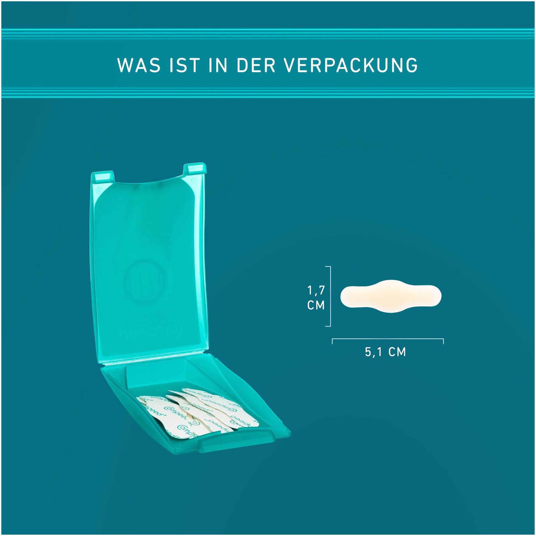 Compeed 8 Blasenpflaster an den Zehen
