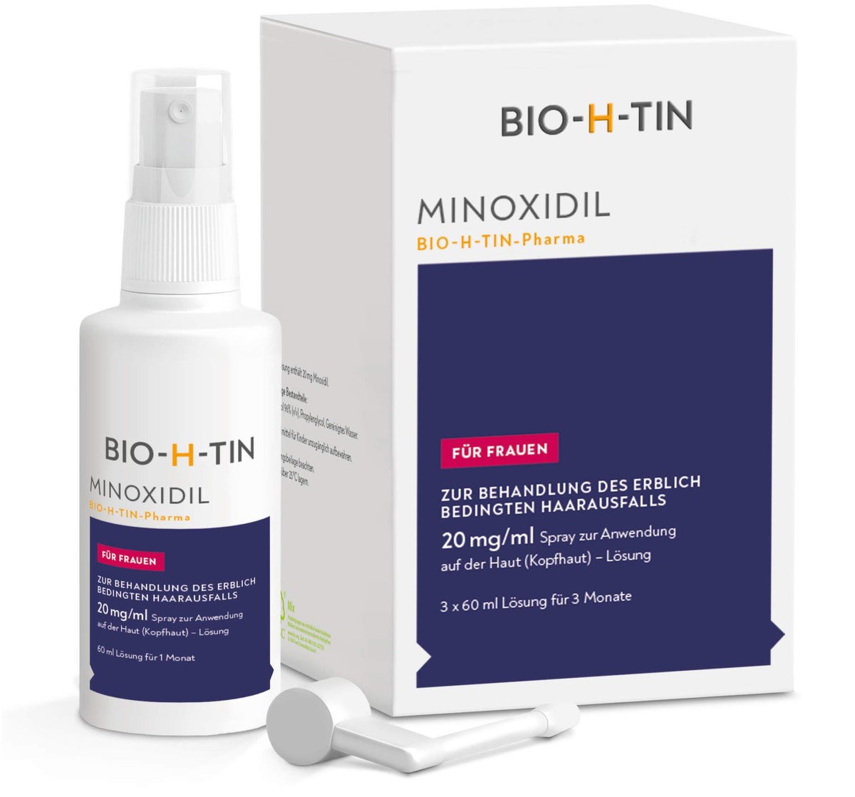 Minoxidil Bio-H-Tin Pharma 20 mg Pro ml Spray 3 X 60 ml