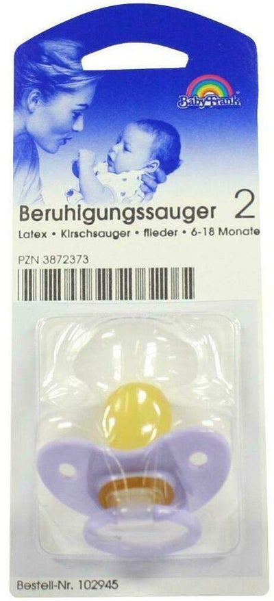 Sauger Kirschförmig Latex Gross Flieder 6-18 Monate 1 Stück