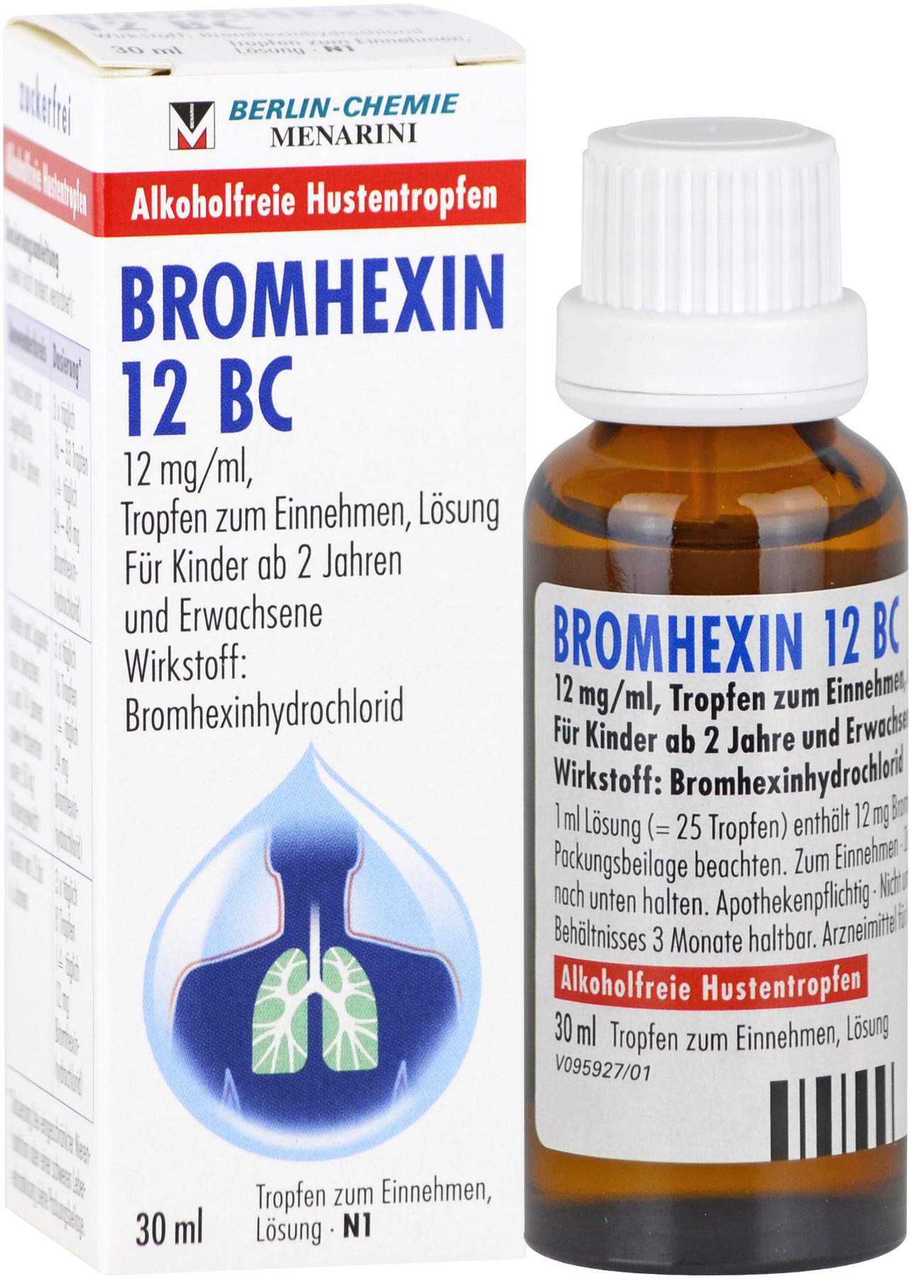 Bromhexin 12 Bc Tropfen zum Einnehmen 30 ml