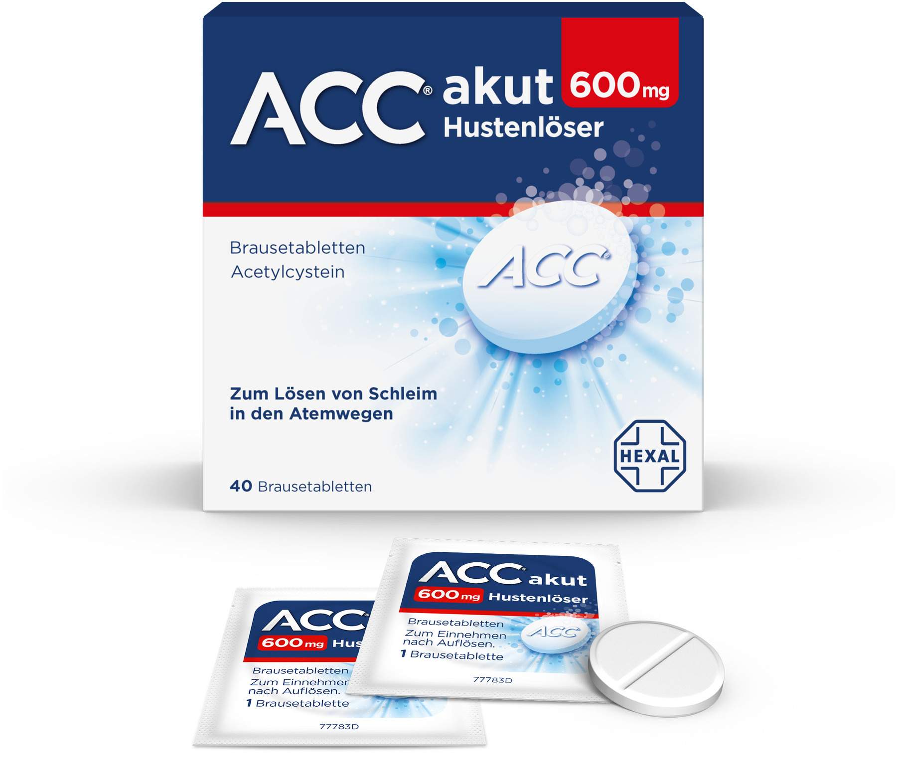 ACC akut 600 mg Hustenlöser 40 Brausetabletten