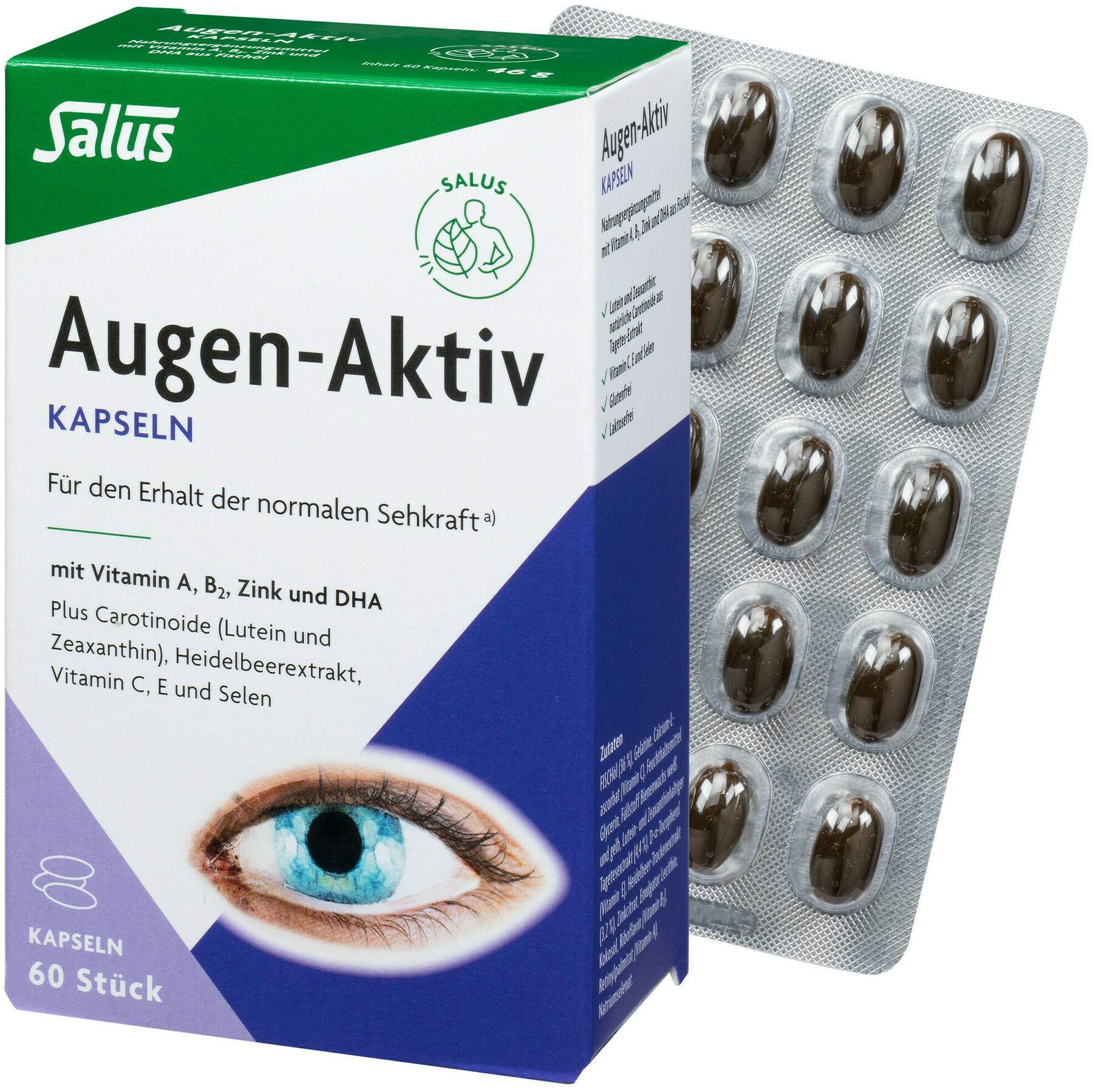 Augen Aktiv Kapseln Salus 60 Kapseln