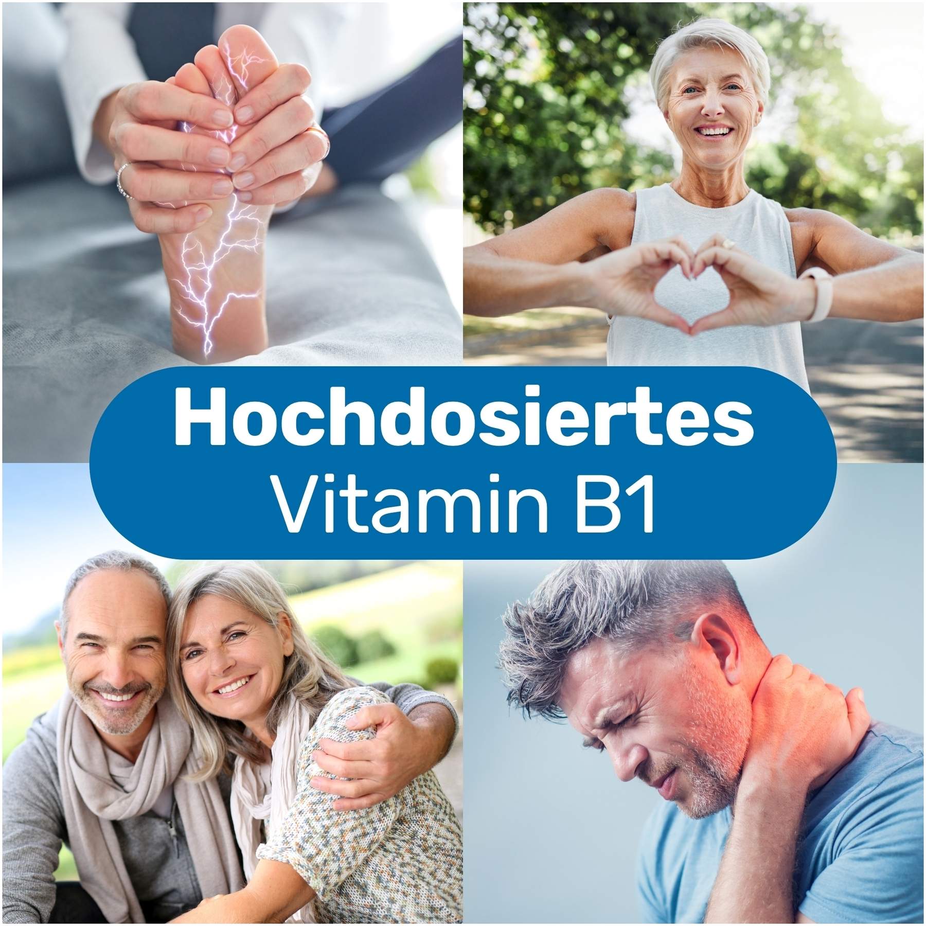 Glycowohl Protect Vitamin B1 400 mg 200 Kapseln