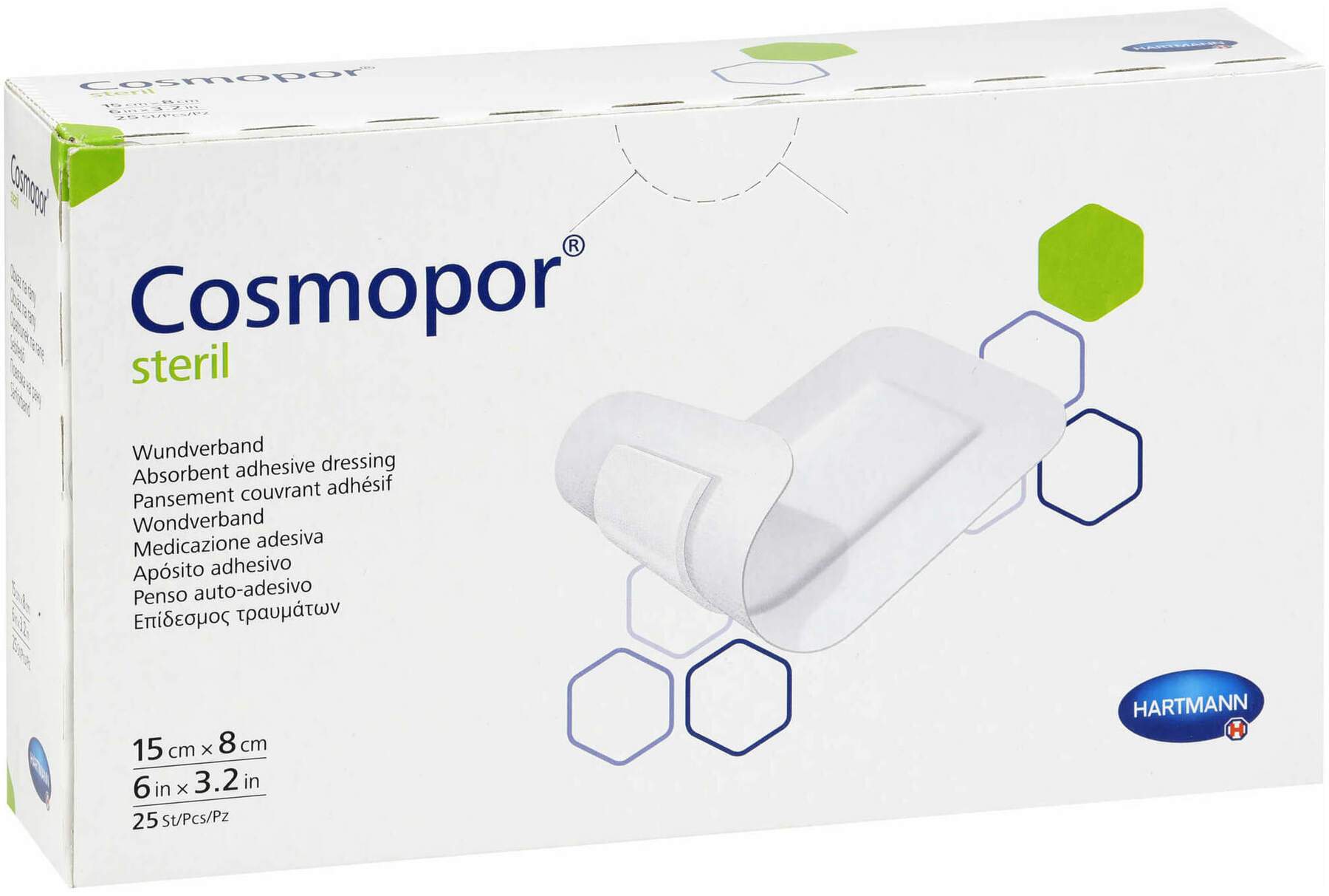 Cosmopor Steril 8x15 cm