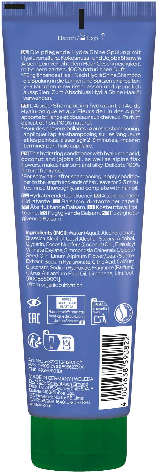 Weleda Hydrashine Pflegespülung Alpen-Lein