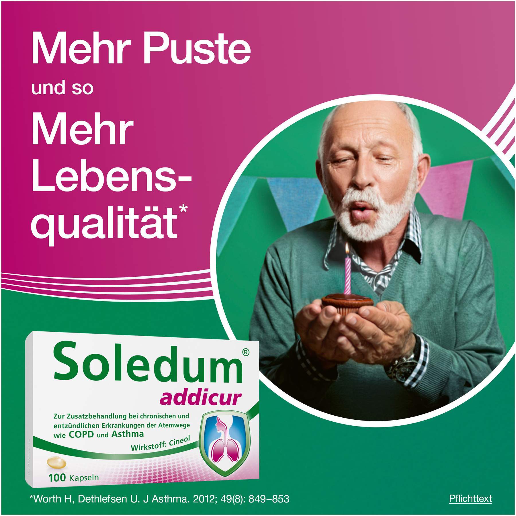 Soledum addicur 200 mg 100 magensaftresistente Weichkapseln