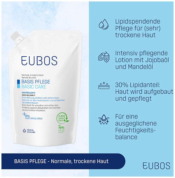 Eubos Hautbalsam F Nachfüllbeutel 400 ml Lotion