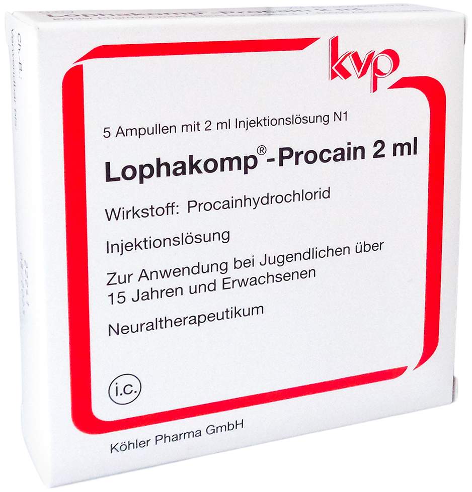 Lophakomp Procain 2 ml Injektionslösung