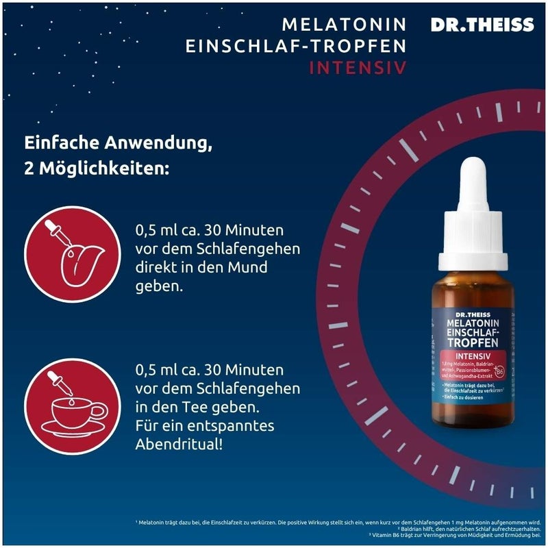 Dr.Theiss Melatonin Einschlaf Tropfen intensiv 20 ml