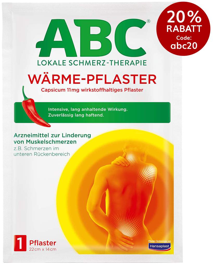 Hansaplast Med Abc Wärme Pflaster Capsicum 1 Stück