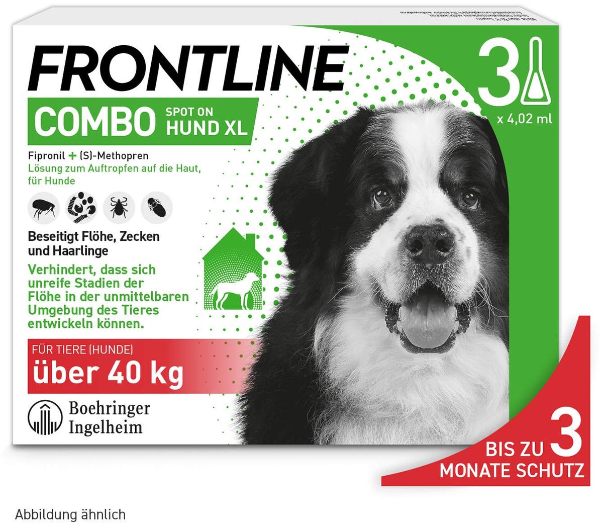 Frontline Combo Spot on Hund XL 40-60 kg 3 Pipetten