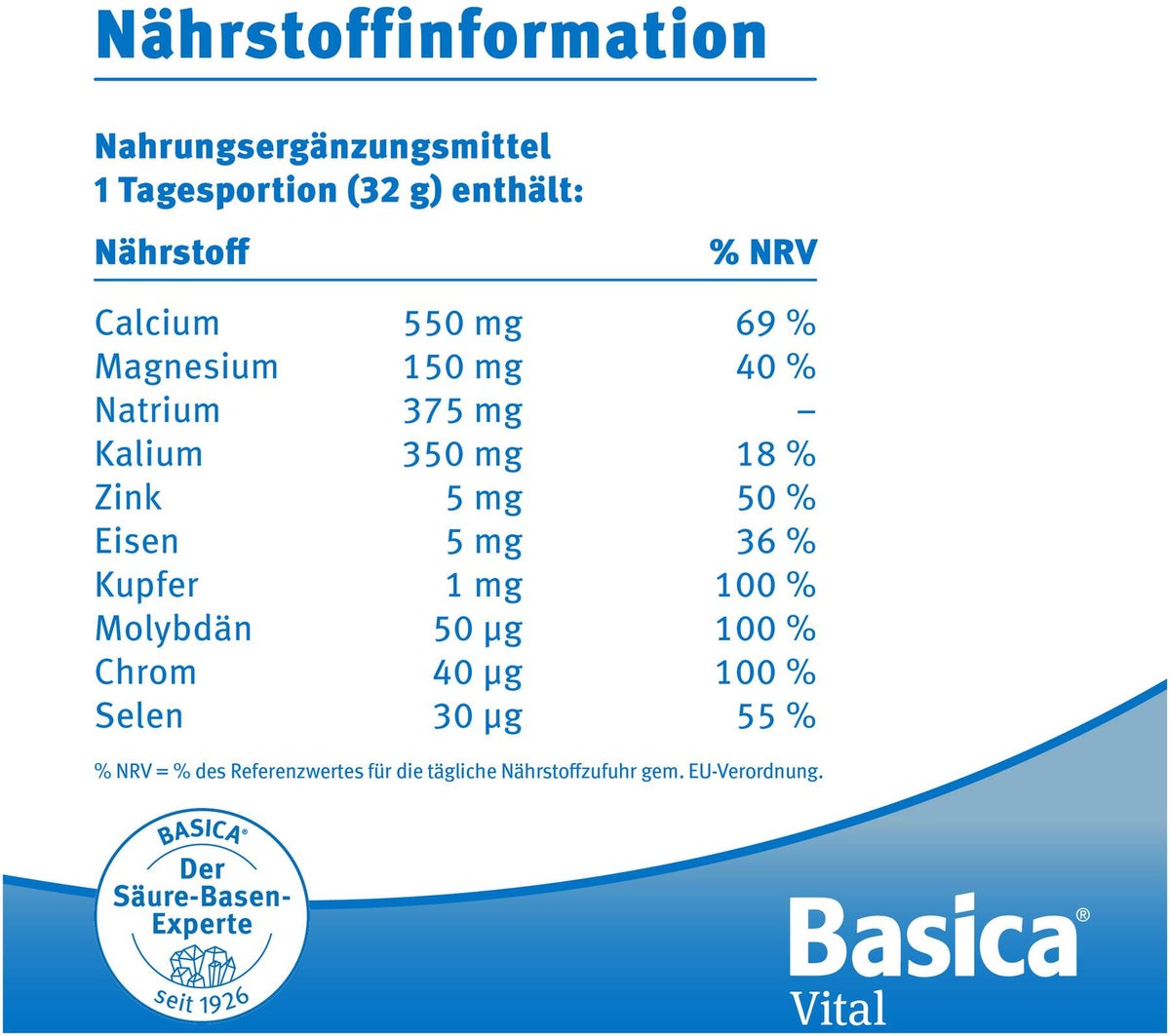 Basica Vital 800 g Pulver