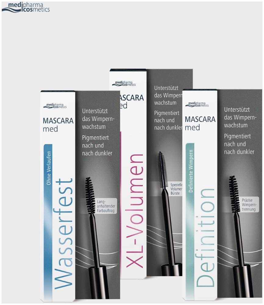 medipharma cosmetics Mascara Med XL-Volumen 6 ml