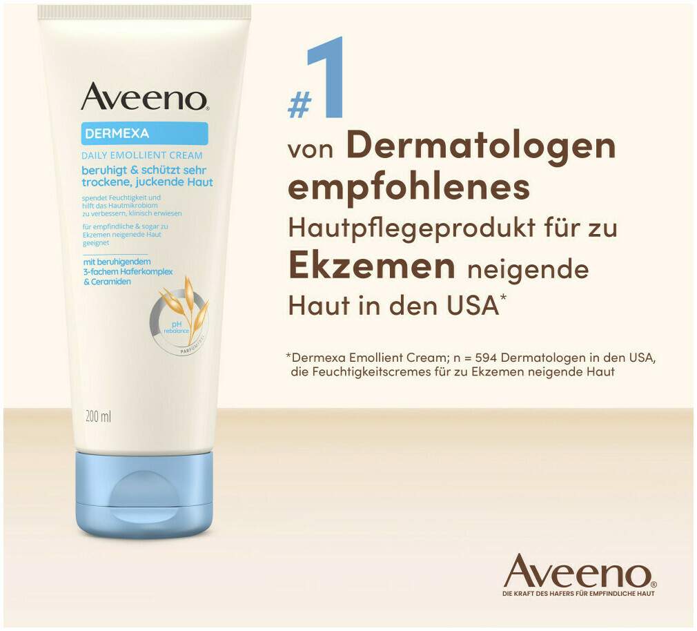 Aveeno Dermexa Emollientien Creme 200 ml