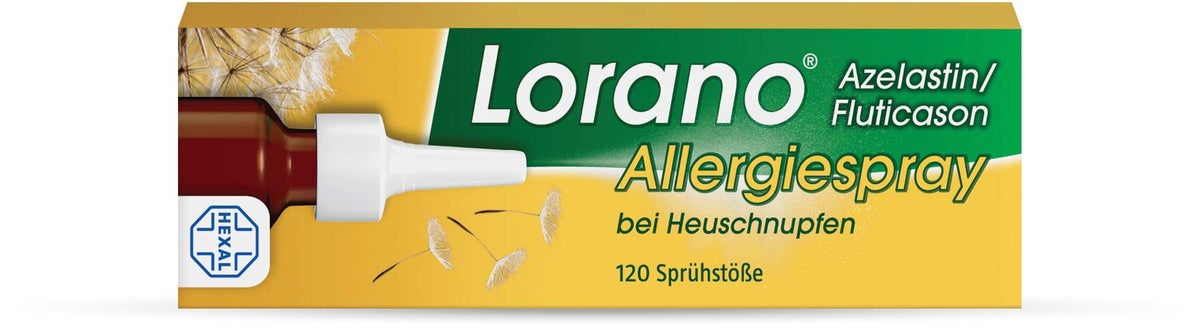 Lorano Azelastin-Fluticason Allergiespray bei Heuschnupfen 23 g