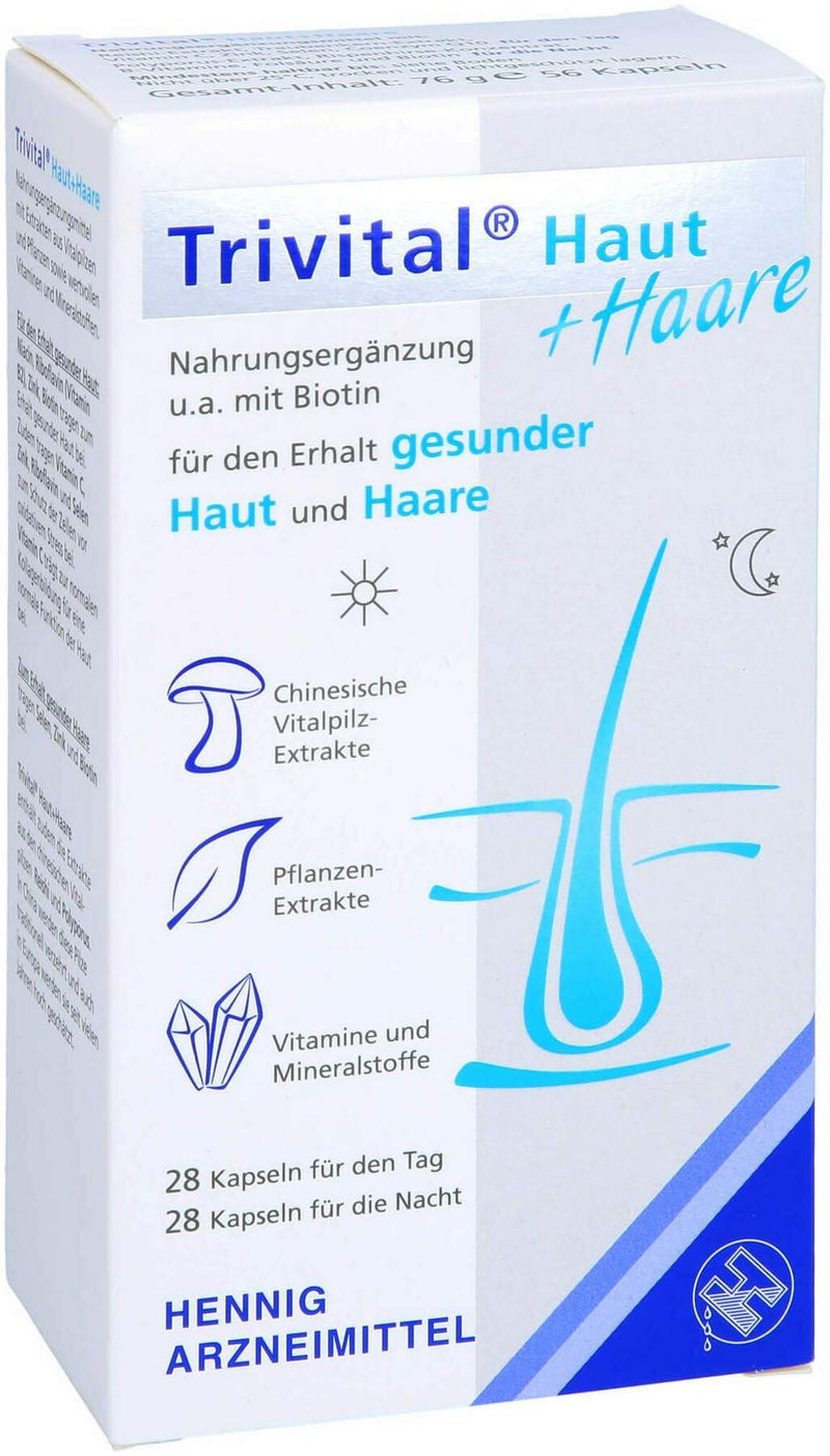 Trivital Haut+haare Kapseln 56 Stk