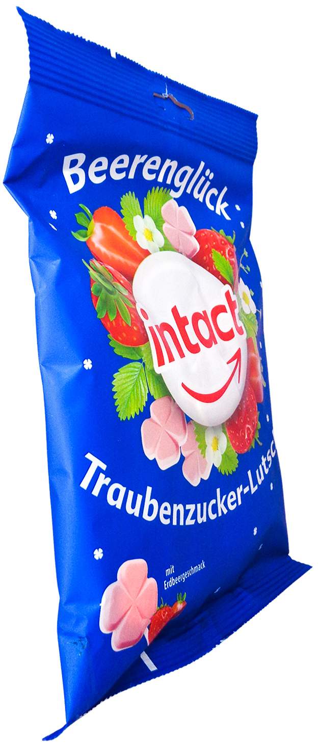 Intact Traubenzucker Lutscher Beerenglück 75g