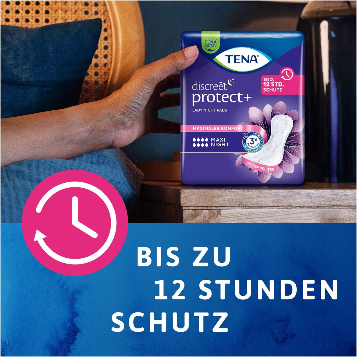 Tena Lady Discreet Maxi Night 12 Einlagen