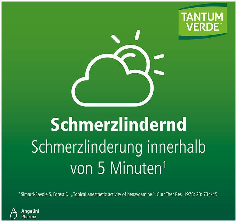 Tantum Verde 3 mg 20 Lutschtabletten mit Orange-Honiggeschmack
