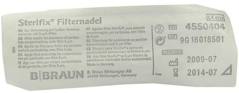 Infusionszubehör Sterifix Filternadel Mit Internem Filter 1 Kanüle