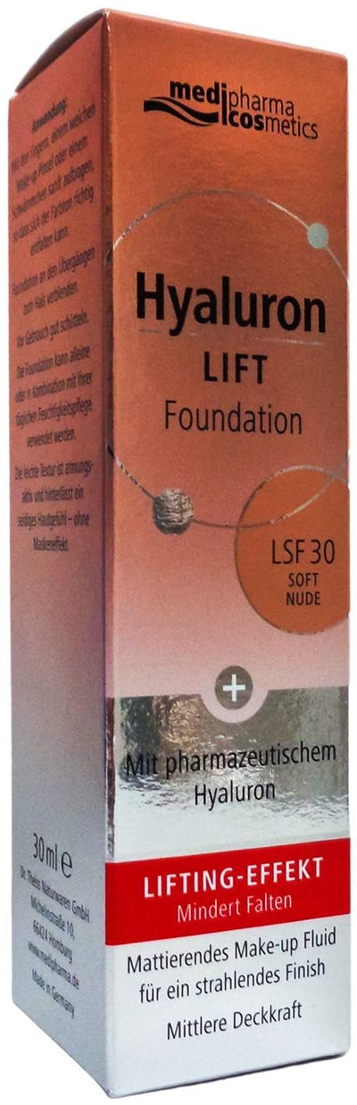 Medipharma Cosmetics Hyaluron Lift Foundation Lsf 30 Soft Nude...