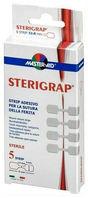 Sterigrap Wundnahtstreifen 8 X 32 mm Knochenform 10 Stk
