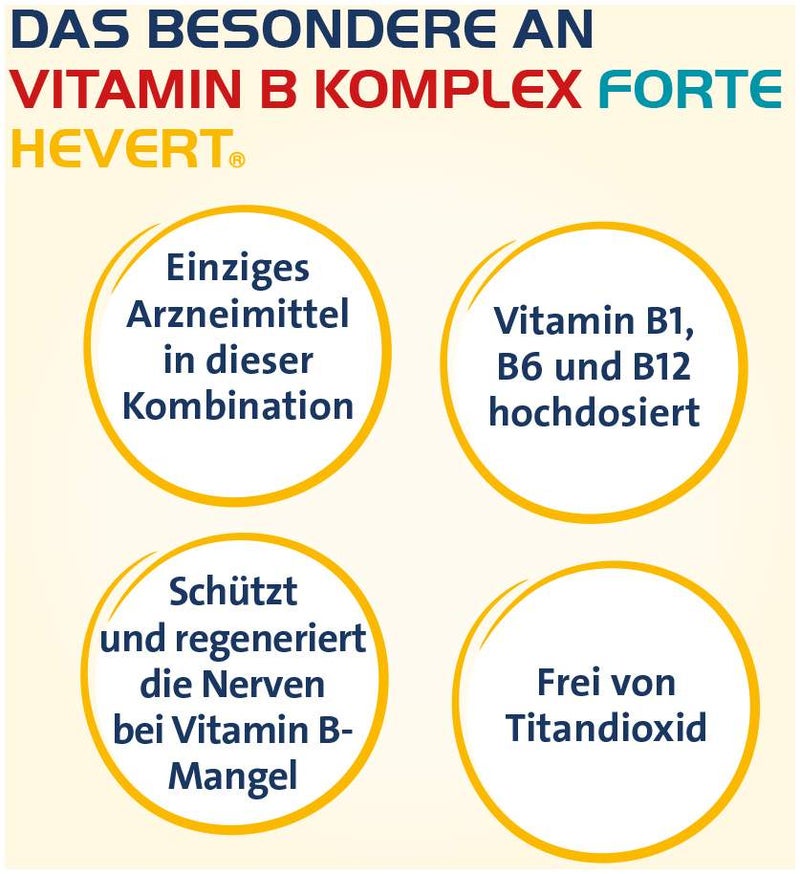 Vitamin B Komplex forte Hevert 100 Tabletten