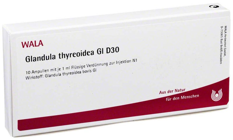 Wala Glandula Thyreoidea Gl D30 10 X 1 ml Ampullen